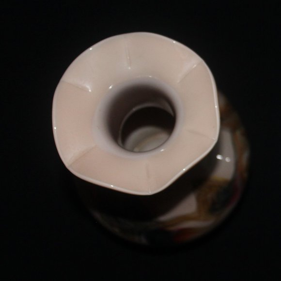 Pair of Art Glass Vases | Murano Inspired MCM Vintage Vases - Picture 8 of 11